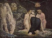 William Blake The Night of Enitharmon's Joy oil on canvas